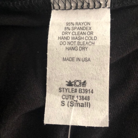 Black top with leopard sleeves new without tags. - Picture 7 of 7